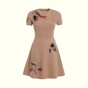 Valentino Garavani Love Blade Embellished Dress
